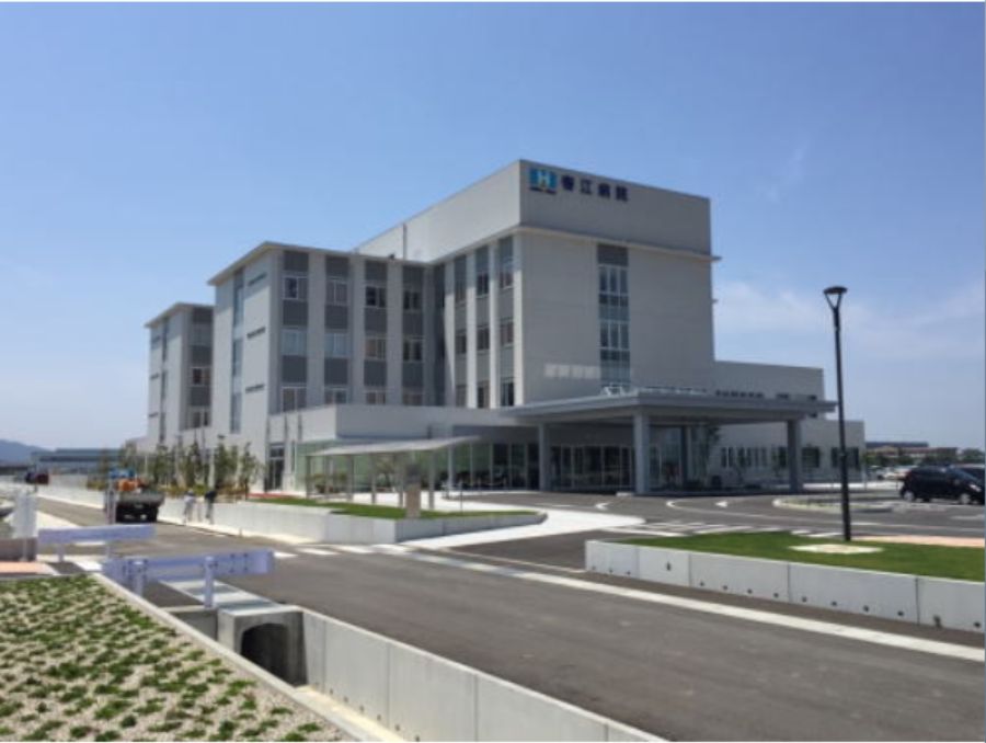 坂井市春江町針原 総合病院