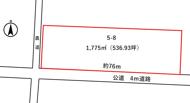 坂井市丸岡町羽崎 間取図・土地図