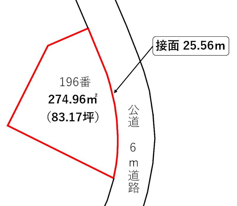 福井市志津が丘2丁目 間取図・土地図
