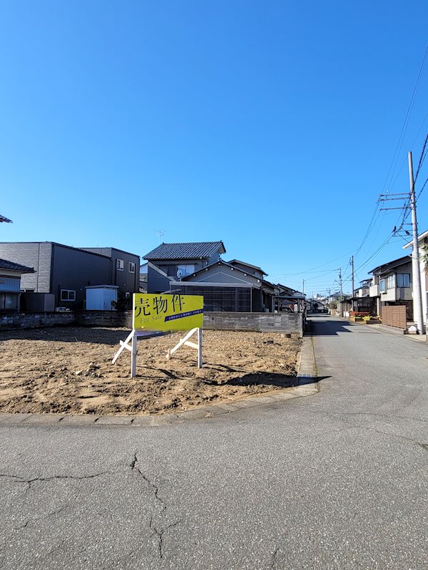 福井市栗森町浜　売地 現地写真（前面道路含む現地写真）