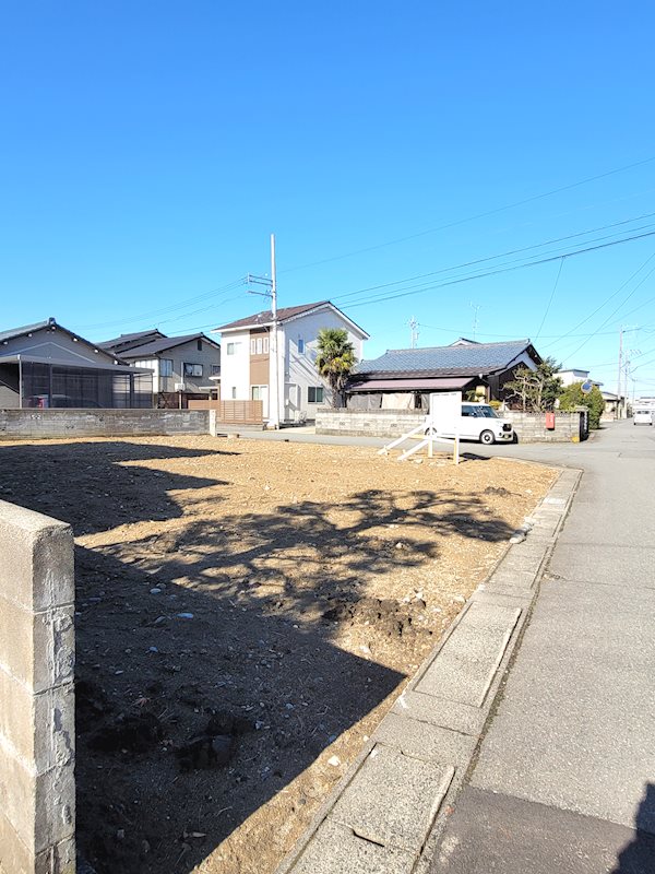 福井市栗森町浜　売地 現地写真（前面道路含む現地写真）
