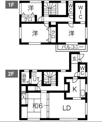 岐阜県多治見市姫町６丁目 間取図・土地図