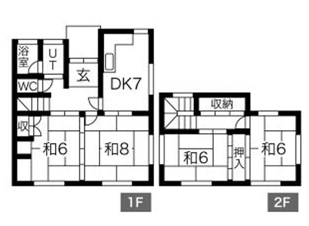岐阜県可児市広眺ケ丘９丁目 間取図・土地図