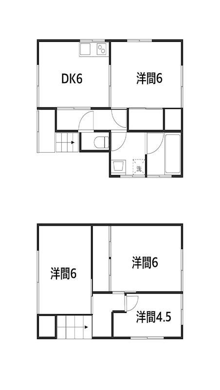 愛知県一宮市三ツ井７丁目 間取図・土地図