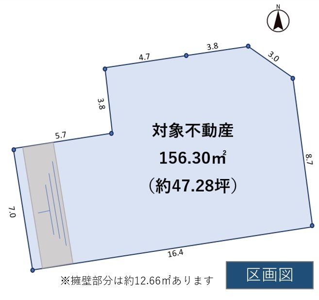 神奈川県伊勢原市沼目４丁目 区画図