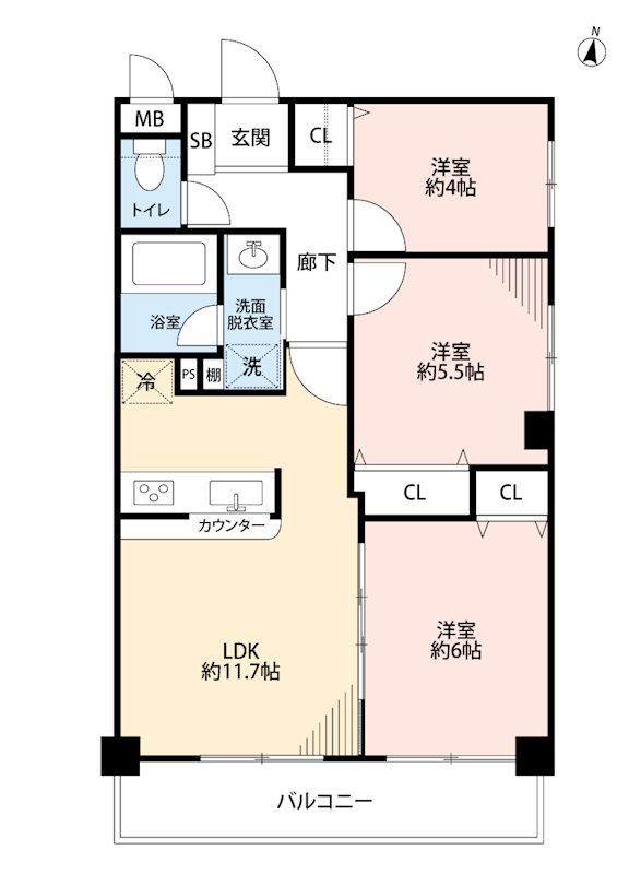 神奈川県横浜市南区永田東１丁目 間取図・土地図