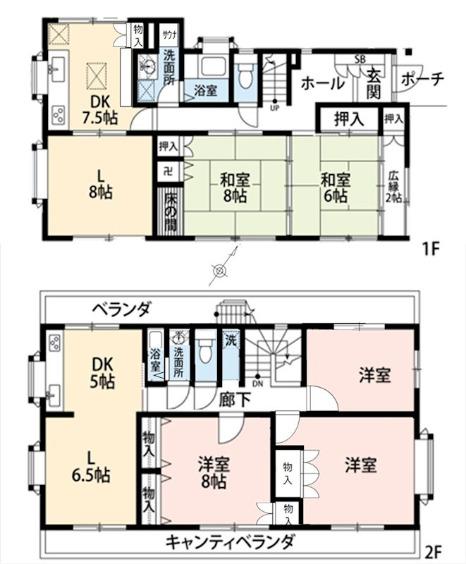 神奈川県横浜市保土ケ谷区峰岡町２丁目 間取図・土地図