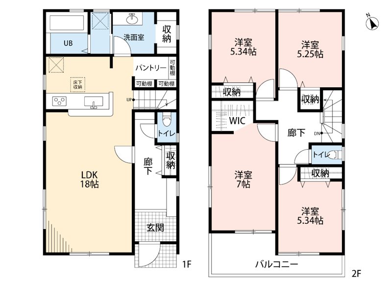 茅ヶ崎市萩園（3号棟） 間取図・土地図