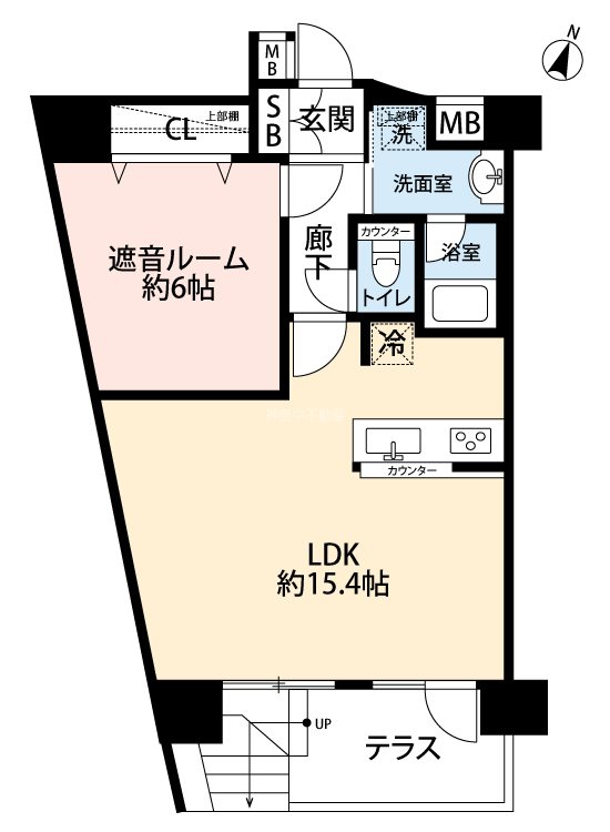 東京都中野区野方１丁目 間取図・土地図