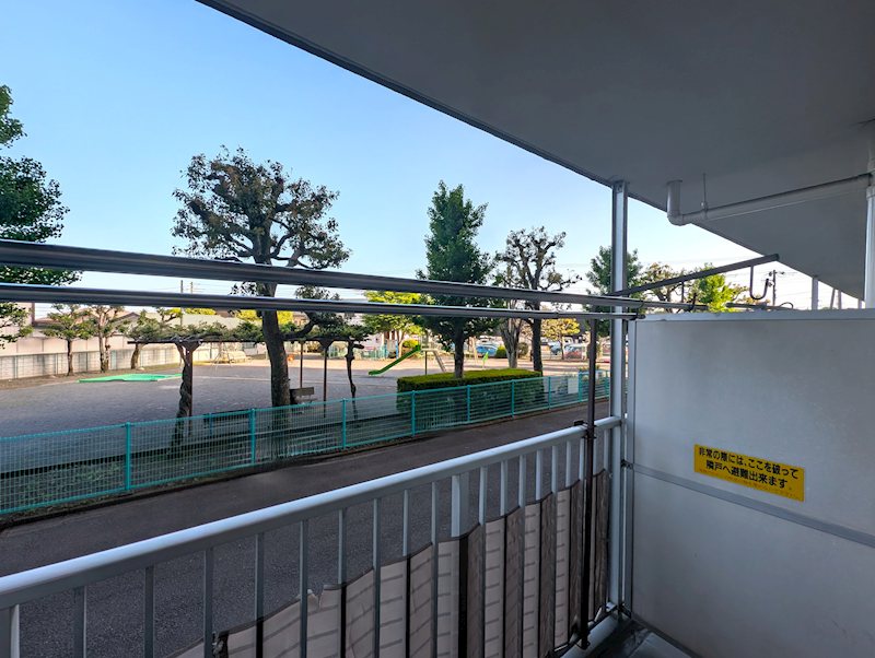 神奈川県厚木市中依知 現地写真（バルコニー）