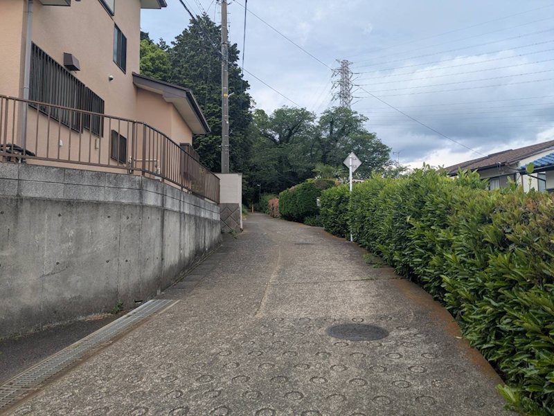 伊勢原市東大竹 現地写真（前面道路含む現地写真）
