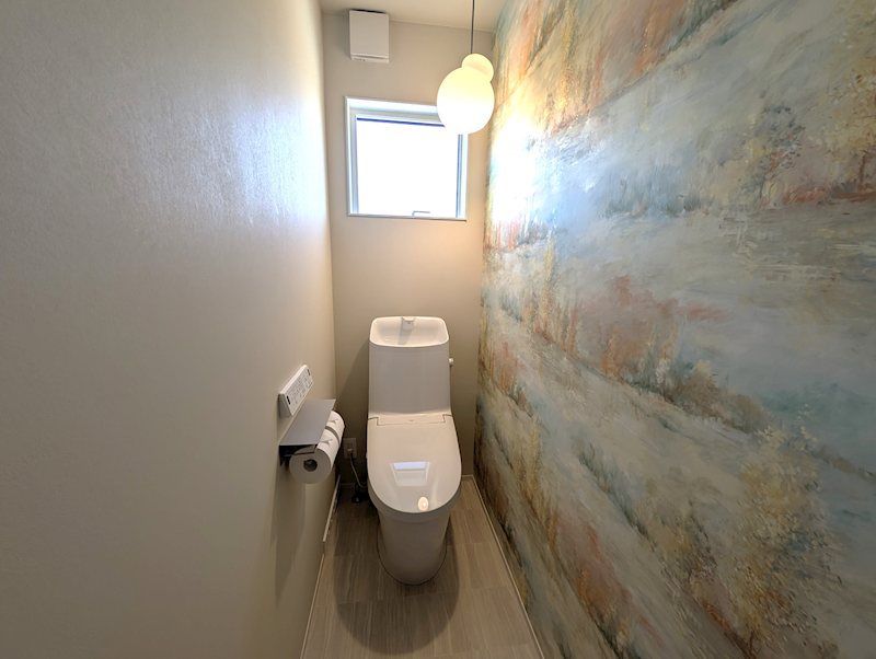 【モデルハウス】■稲田4950万円新築建売■佐野小学校エリア♪ 内観写真（トイレ）