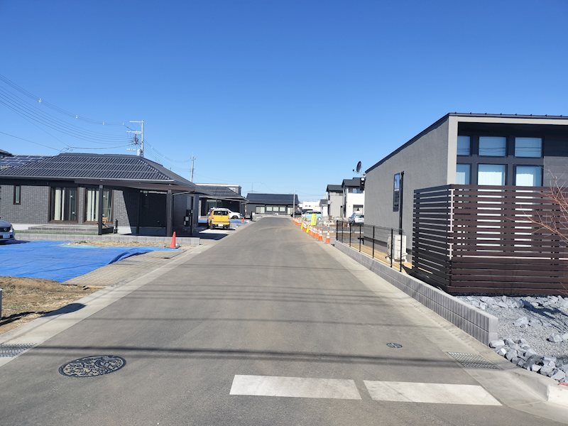 【建売】■住吉町3970万円土地■吉沢小学校エリア♪ 現地写真（前面道路含む現地写真）