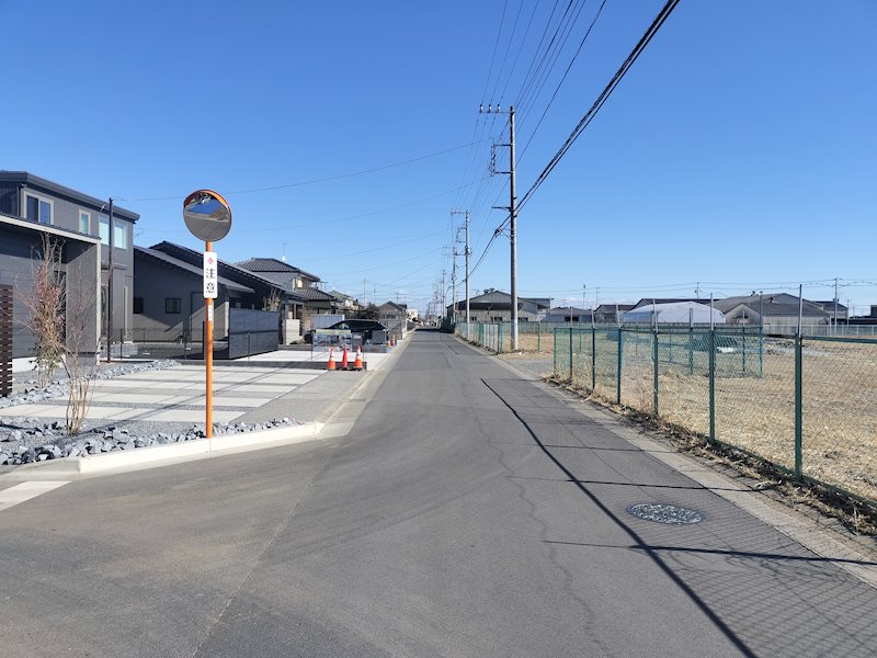【建売】■住吉町3970万円土地■吉沢小学校エリア♪ 現地写真（前面道路含む現地写真）