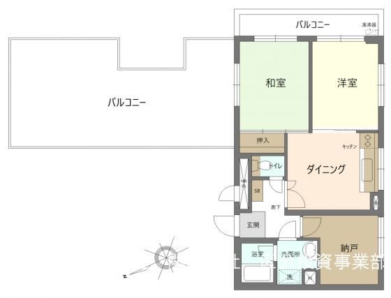 ライオンズマンション弘明寺第五 間取図・土地図