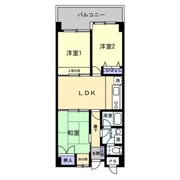 パークテラス桃山  間取図・土地図