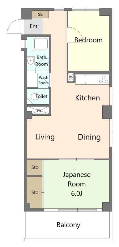 桜町コーポラス 間取図・土地図