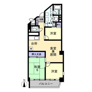 二条プラザ 間取図・土地図