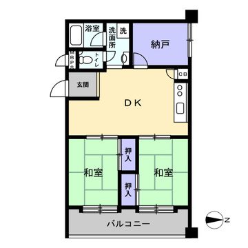 シャンボール東三国 間取図・土地図