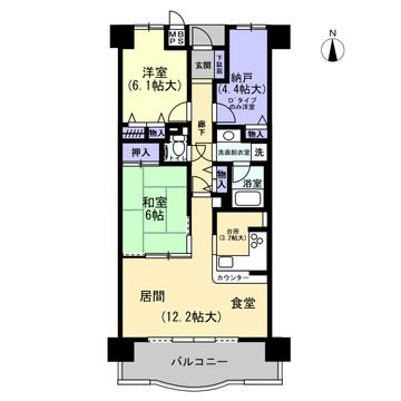 ファミール都島パークサイド 間取図・土地図