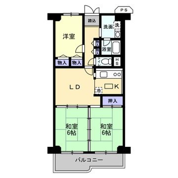 ドルミ灘C棟 間取図・土地図