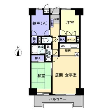 シャンボール千種 間取図・土地図