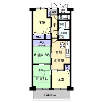 ライオンズマンション八事ガーデン壱番館 間取図・土地図