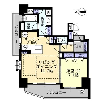 ローレルコート金山 間取図・土地図