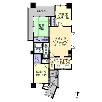 ロータリー宝塚南口 間取図・土地図