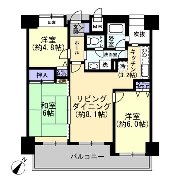 ワコーレファラオ本山 間取図・土地図