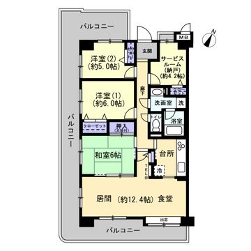ステイツ伊丹薔薇公園 間取図・土地図