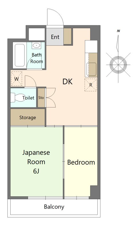 豊島園ファミリーマンション 間取図・土地図