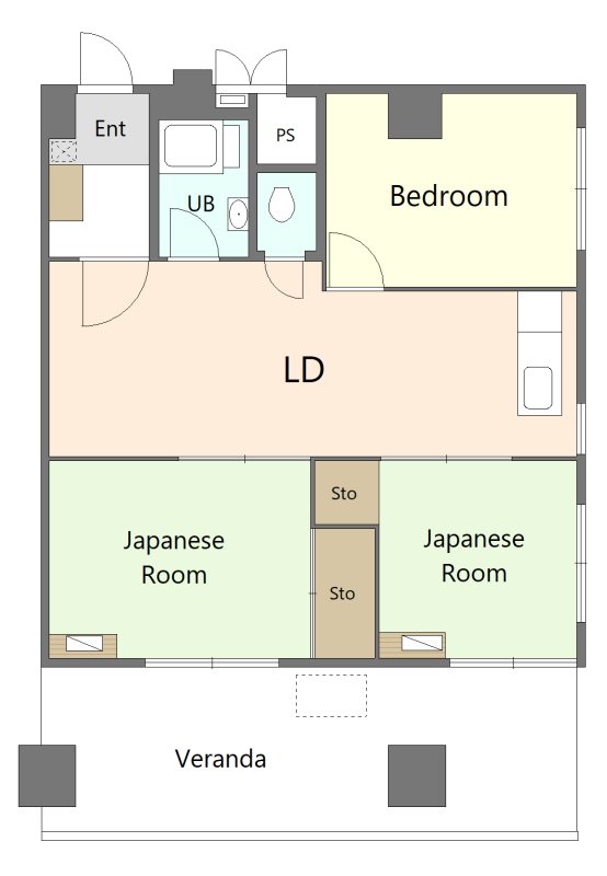 亀戸パークハイツ 間取図・土地図