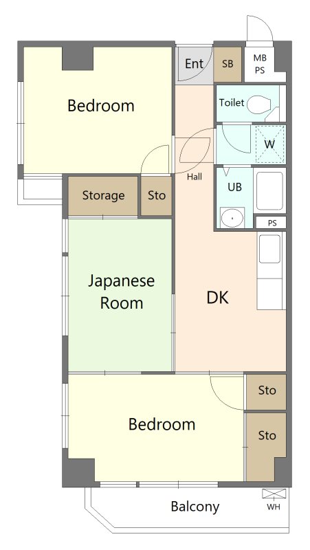 江東区　区分マンション 間取図・土地図