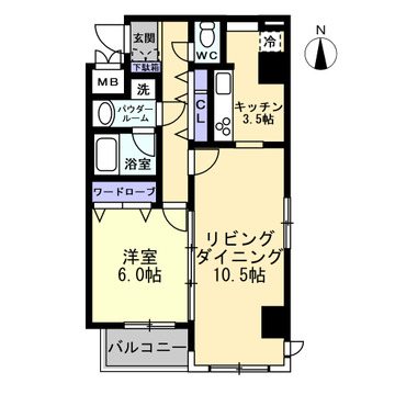 デ・リード烏丸五条 間取図・土地図