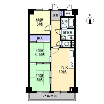 四条シティハイツ 間取図・土地図