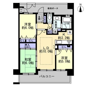エスリード松原松ヶ丘 間取図・土地図