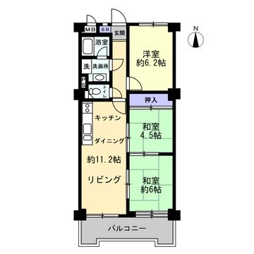 ライオンズマンション久屋通 間取図・土地図