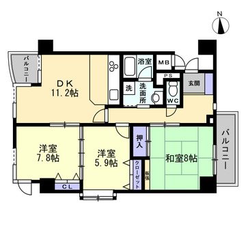 シティコーポ代官 間取図・土地図