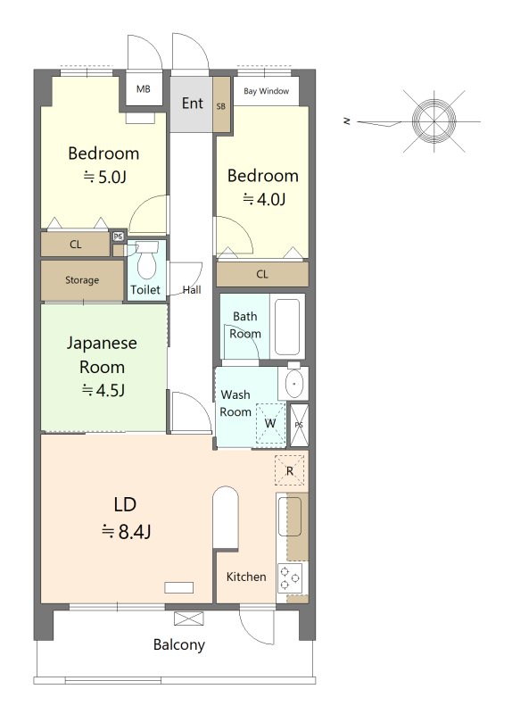 ルピナス瀬谷 間取図・土地図
