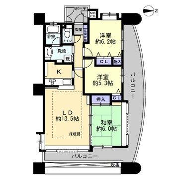 エルザセンティア久屋 間取図・土地図