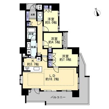 サンクレーア桜山 間取図・土地図