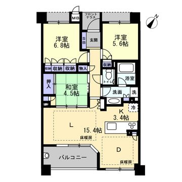 モアグレース社台フィエルテ 間取図・土地図