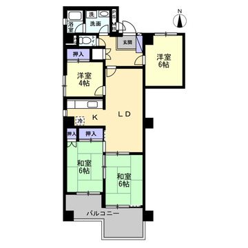 愛知県名古屋市瑞穂区洲山町１丁目 間取図・土地図