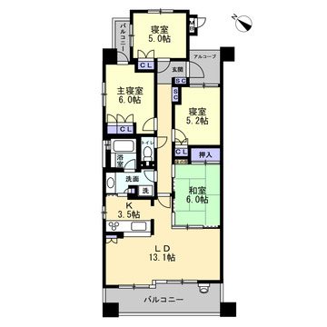 D’クラディア本郷 間取図・土地図
