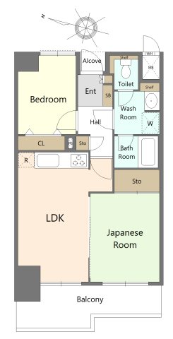ライオンズシティ川口 間取図・土地図
