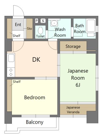 スカイライフ荻窪 間取図・土地図