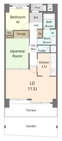 根岸森林公園ハイツ 間取図・土地図