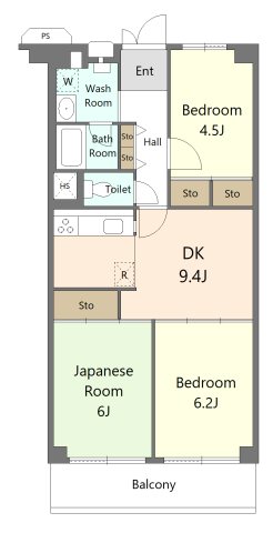 メイツ川口 間取図・土地図