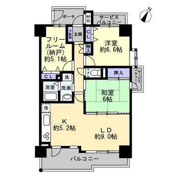 大阪府大阪市西区靱本町３丁目 間取図・土地図